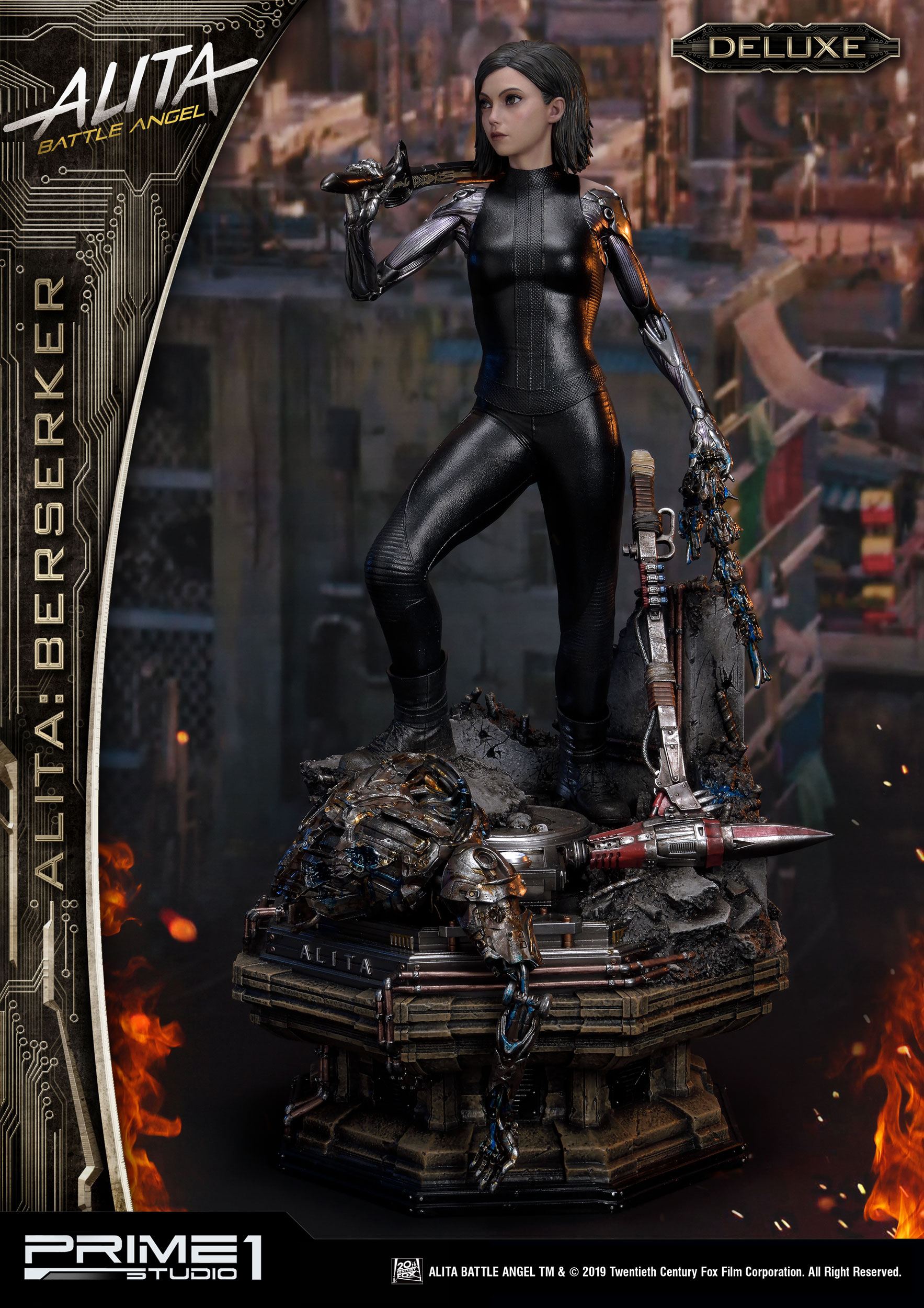 alita berserker statue