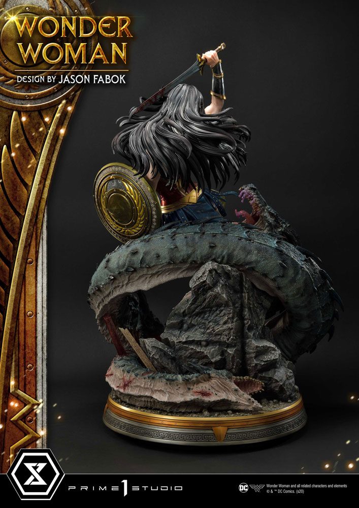 wonder woman hydra statue