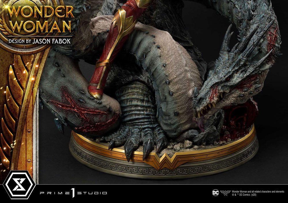 wonder woman hydra statue
