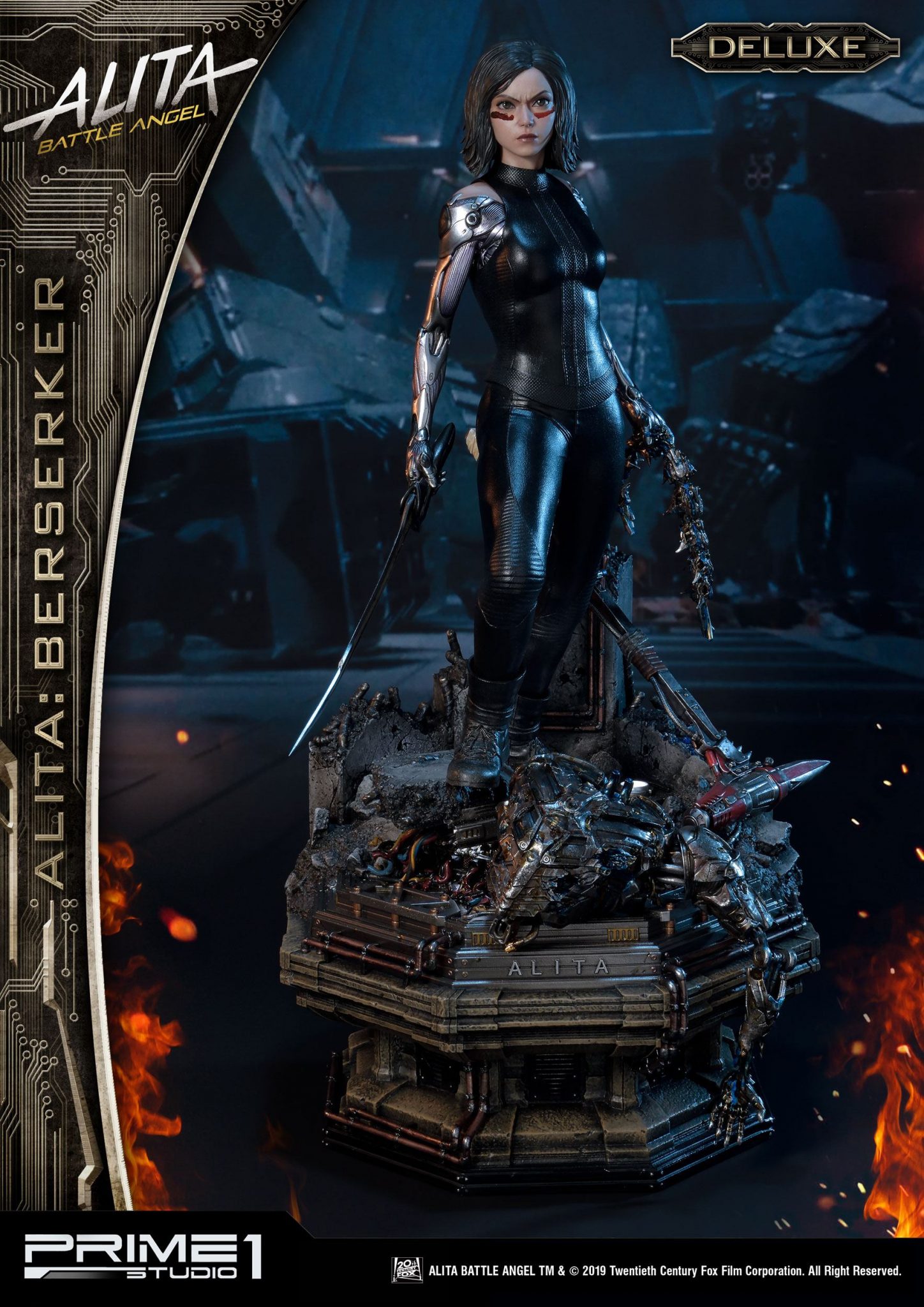 alita berserker statue