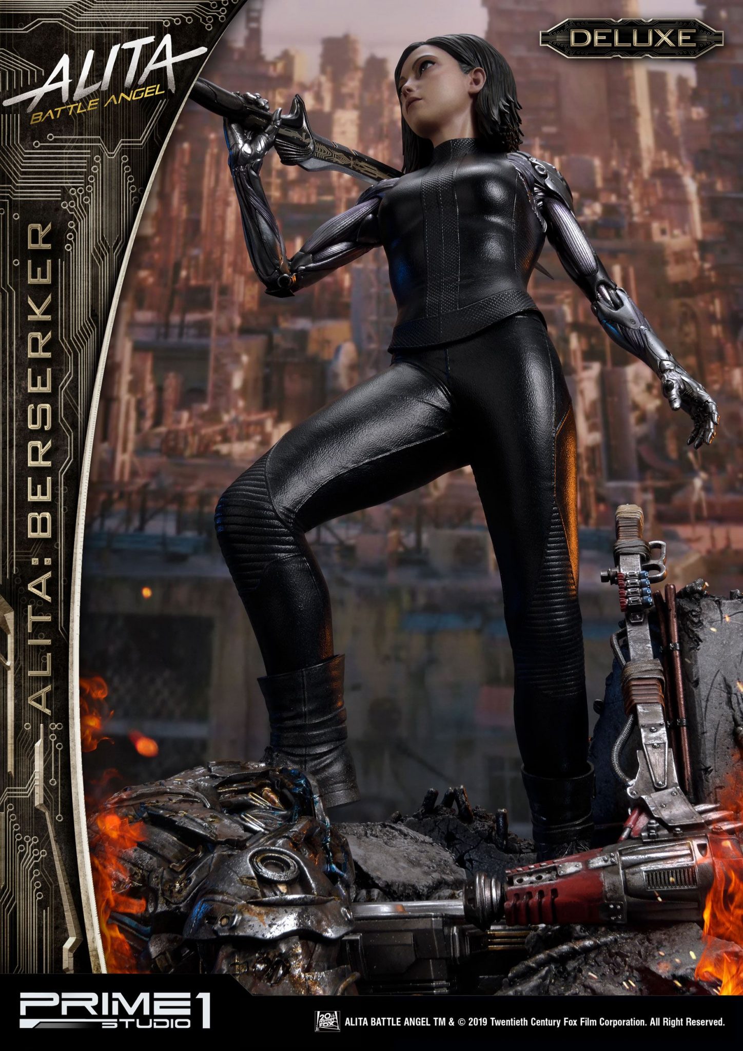 alita berserker statue