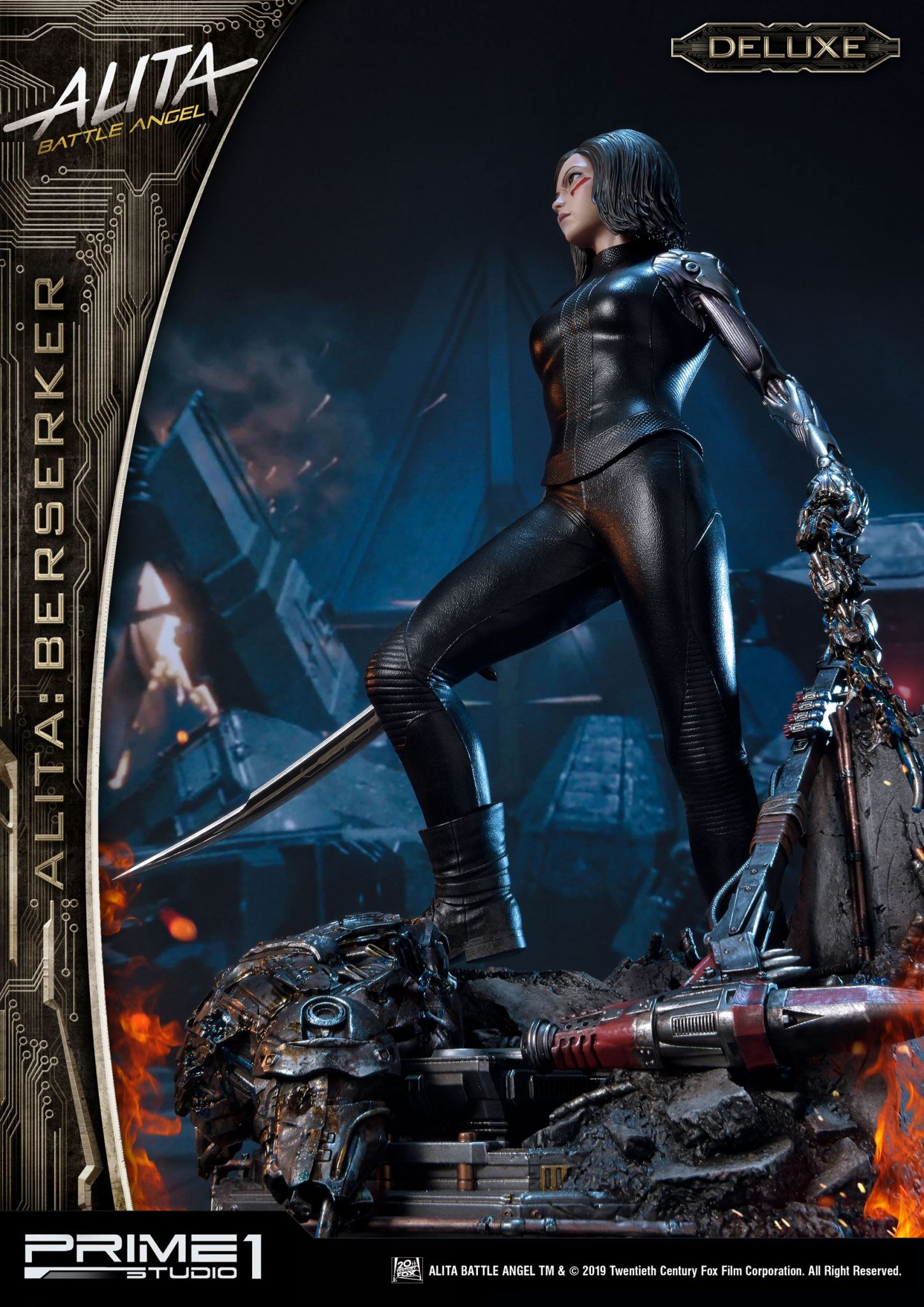 alita berserker statue