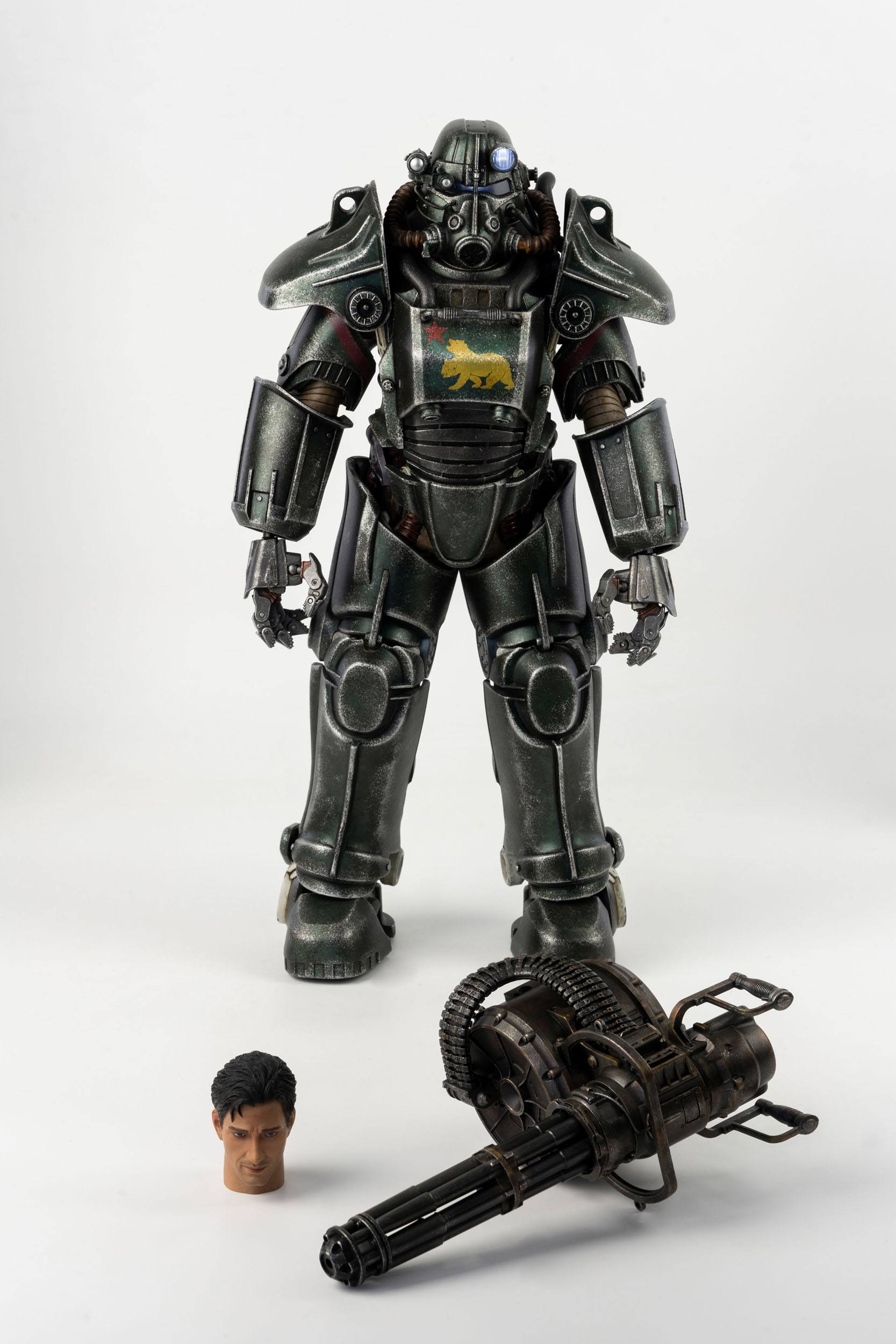 Fallout 4 Action Figure 1 6 T 45 Ncr Salvaged Power Armor 36 Cm Figure Model Toys
