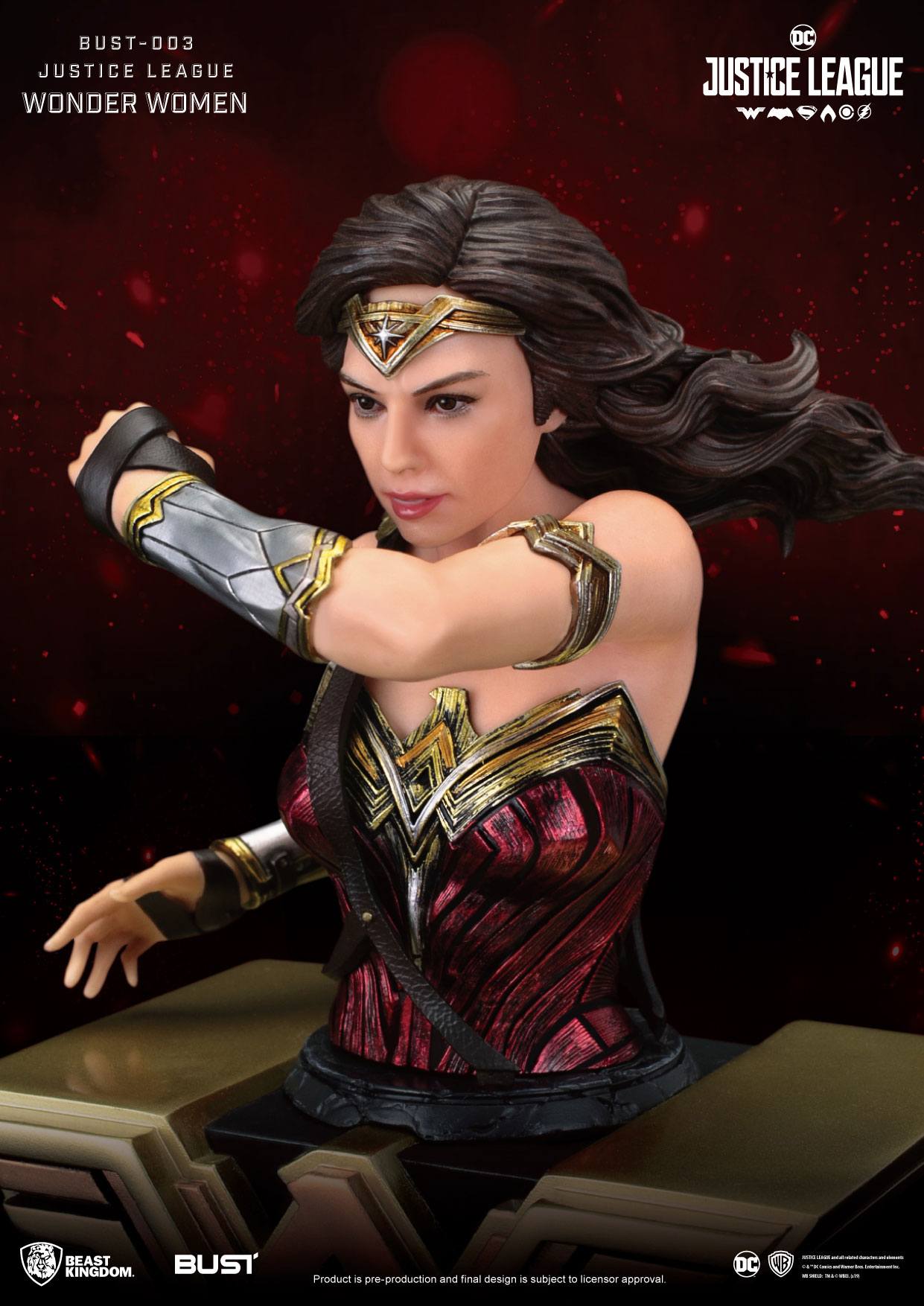DC Cartoon Justice League Wonder Woman PVC Action Figure 15cm
