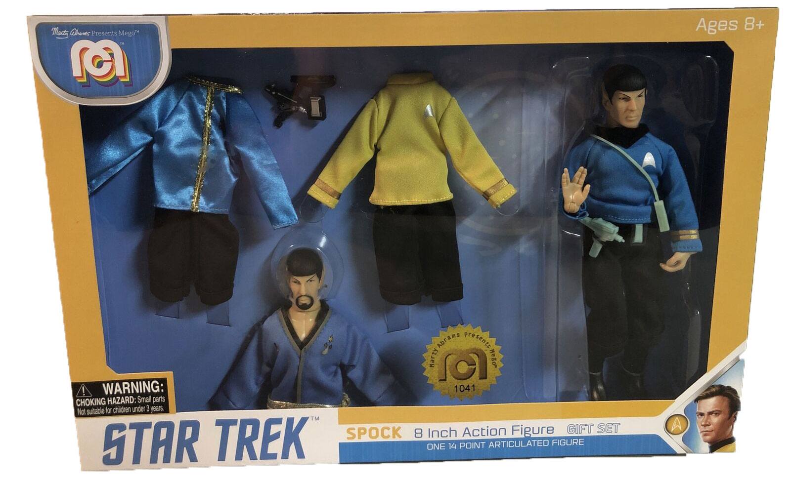 20 cm MEGO The Trouble with Tribbles Spock Star Trek TOS Action Figure Mr 