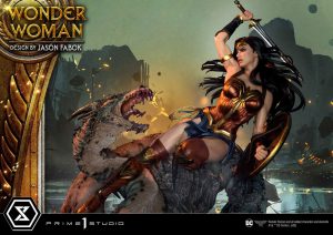 wonder woman hydra statue