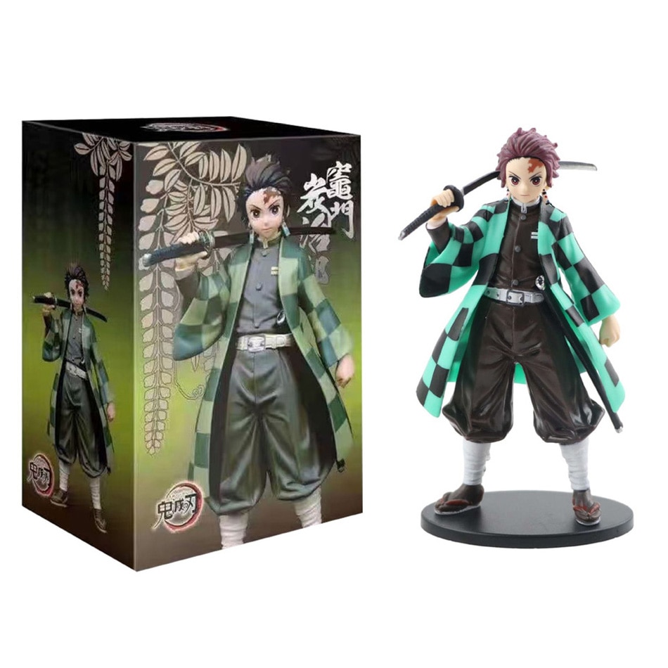 12CM Anime Figure Demon Slayer Kamado Nezuko Kamado Tanjirou Agatsuma Zenitsu  Onigiri Sitting Model Cute Toy PVC Children's Gift Awith box