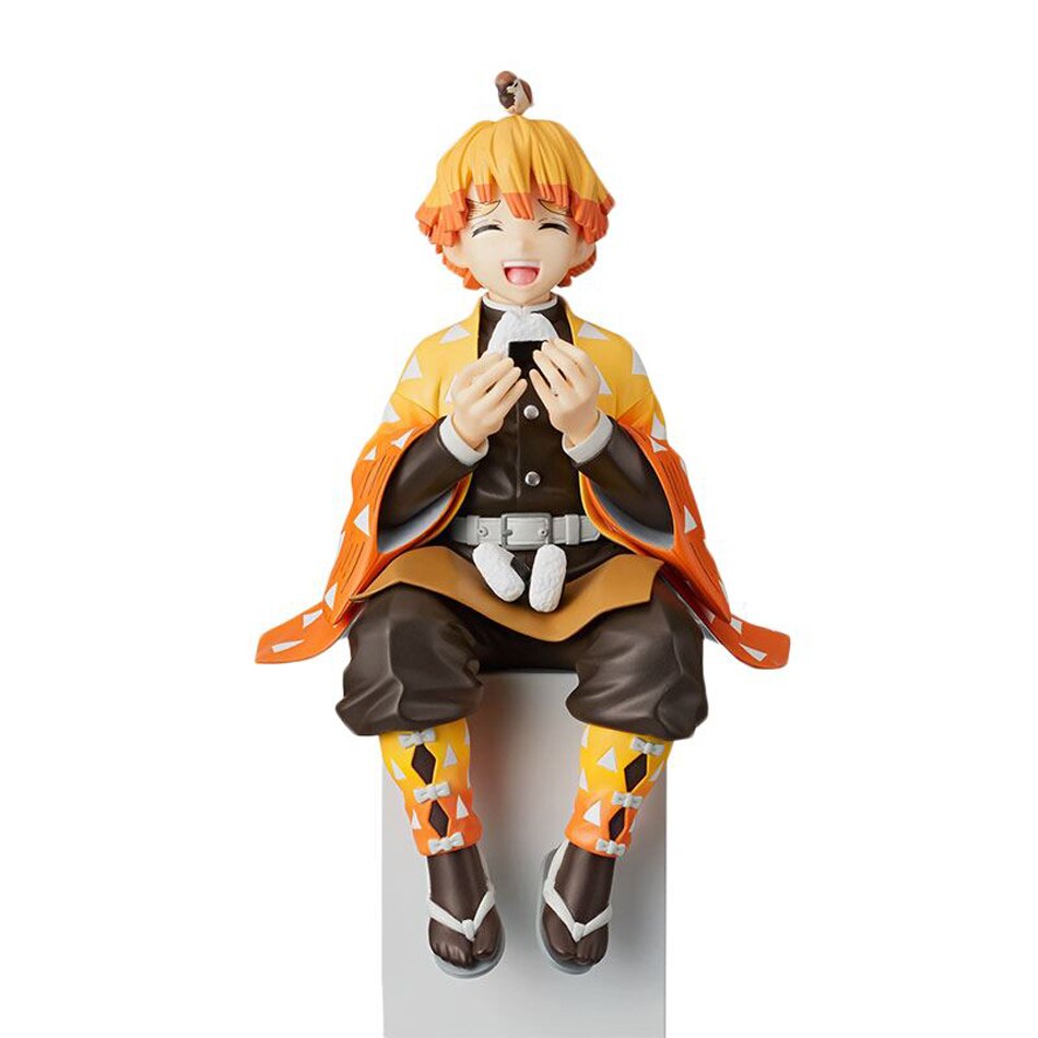 Premium Chokonose Figure Anime Demon Slayer Kamado Tanjirou Agatsuma  Zenitsu Eat Rice Balls PVC Action Figure